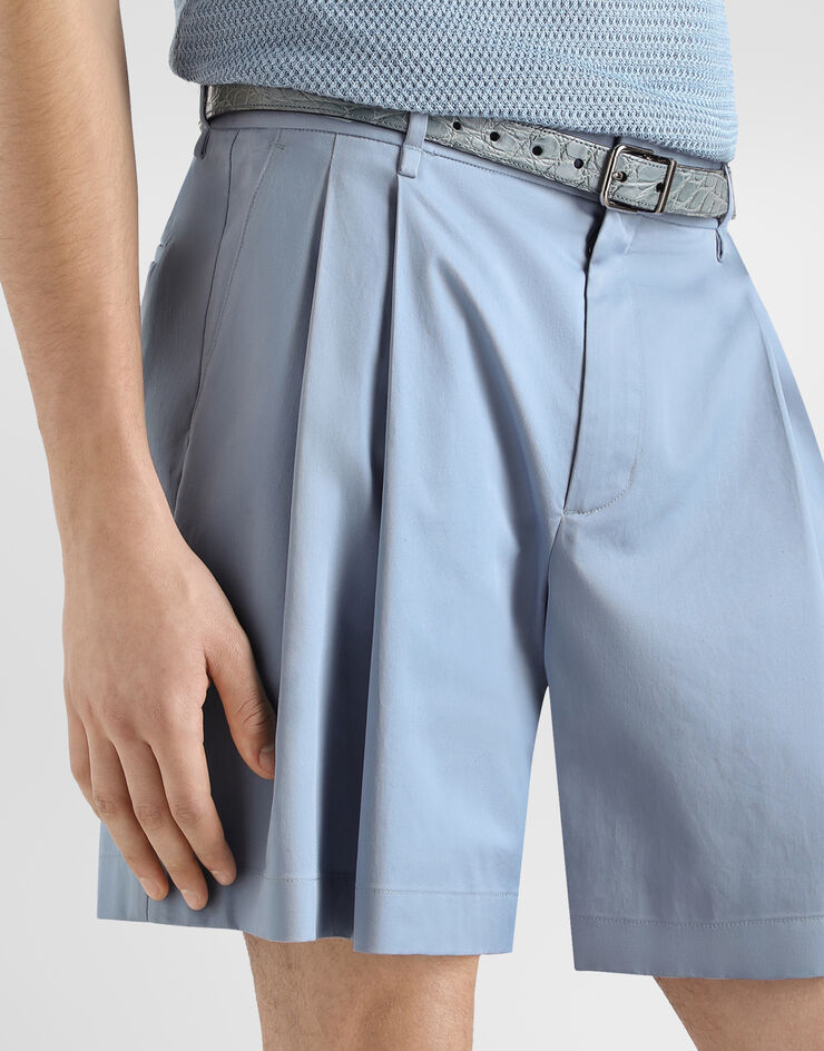 Dolce & Gabbana Cotton trousers Dolce & Gabbana Cotton trousers Azure GP26RTFUFML