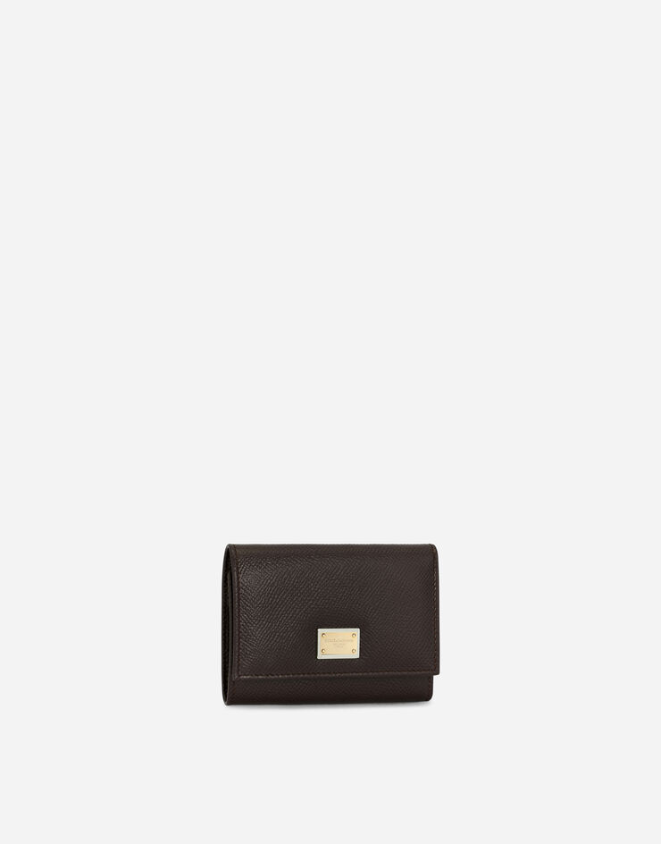 Dolce & Gabbana French flap wallet with tag Violett BI0770A1001