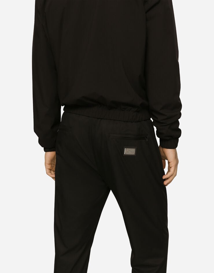 Dolce&Gabbana Light nylon jogging pants Black GYACETGG731