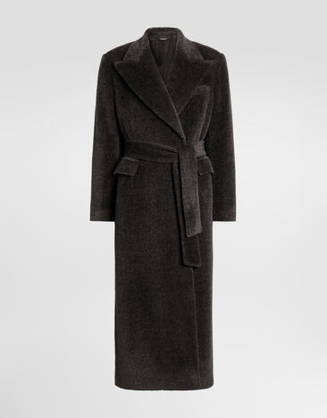 Dolce & Gabbana Doppelreihiger Mantel aus Alpaka  G047RTHU2A6