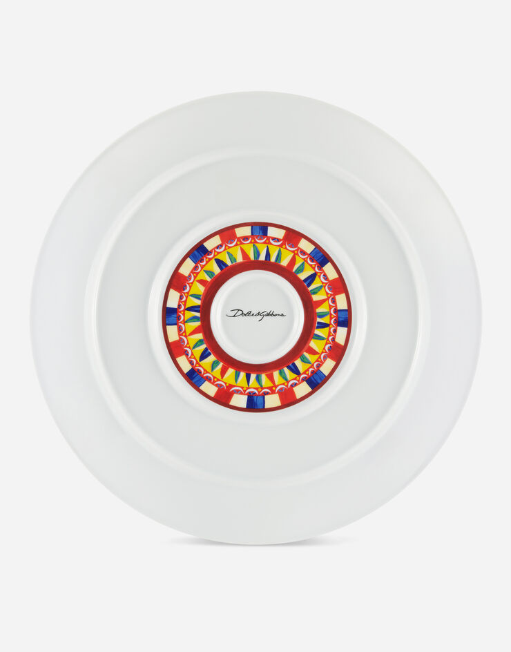 Dolce & Gabbana Servierplatte aus Porzellan Mehrfarbig TC0024TCA19