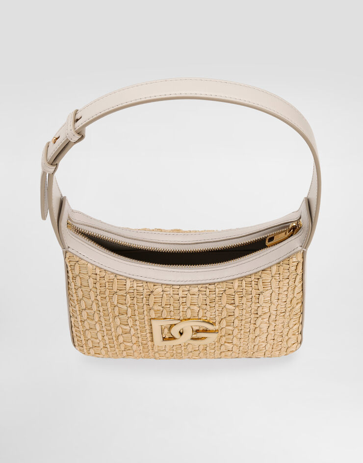 Dolce & Gabbana Sac d’épaule en raphia au crochet Multicolore BB7598AC705