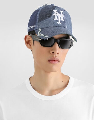 Dolce & Gabbana Dolce&Gabbana X ’47 Casquette de Baseball New York Mets en patchwork De Denim Multicolor IH152MGI220