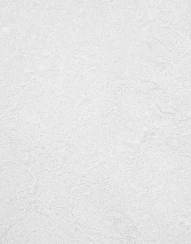 Dolce & Gabbana Abito corto in broccato con scollo posteriore Bianco F6JHPTFJTBV