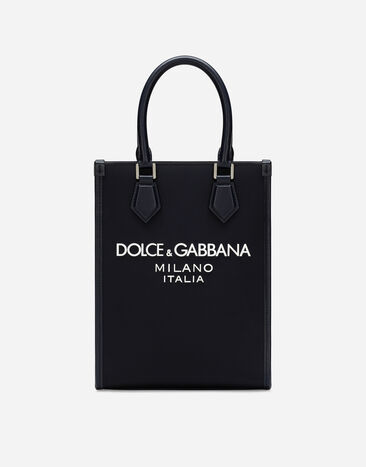 Dolce & Gabbana Petit sac en nylon Bleu G5LI2TFURHJ