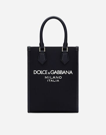 Dolce & Gabbana Kleine Tasche aus Nylon Weiss G2QS6TFR4A4