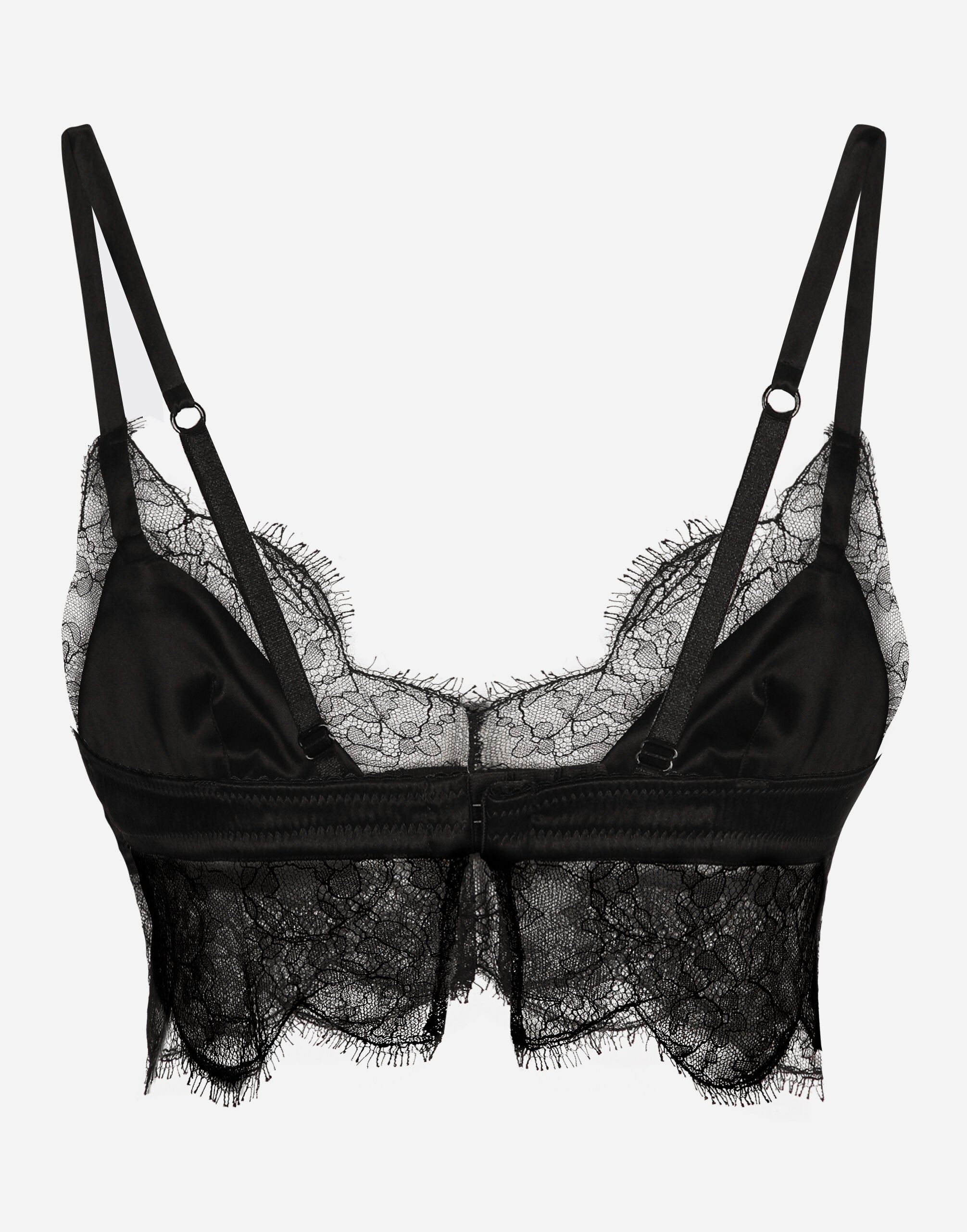 Bralette de encaje negro cheap
