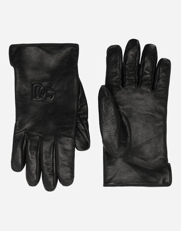 Dolce&Gabbana Handschuhe aus Nappaleder Schwarz BG0169AQ381
