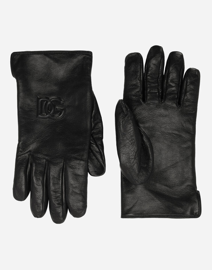 Dolce&Gabbana Nappa leather gloves Black BG0169AQ381