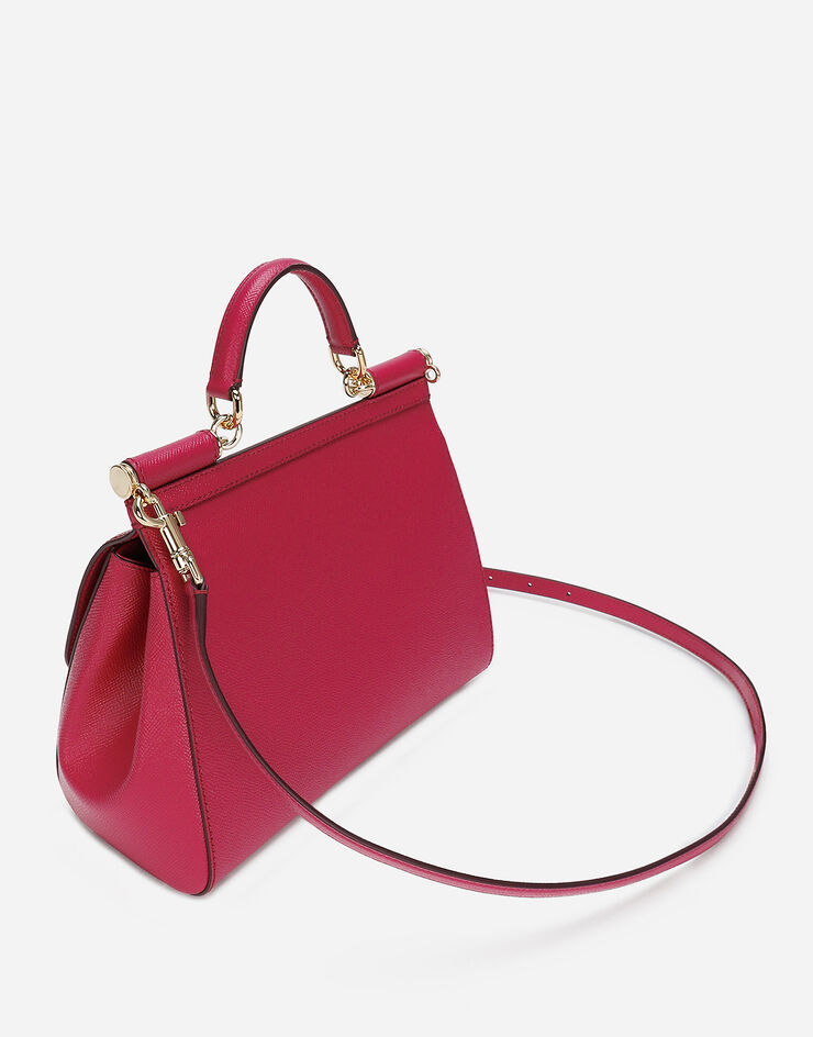 Dolce & Gabbana Sac à main Sicily grand format Fuchsia BB6002A1001