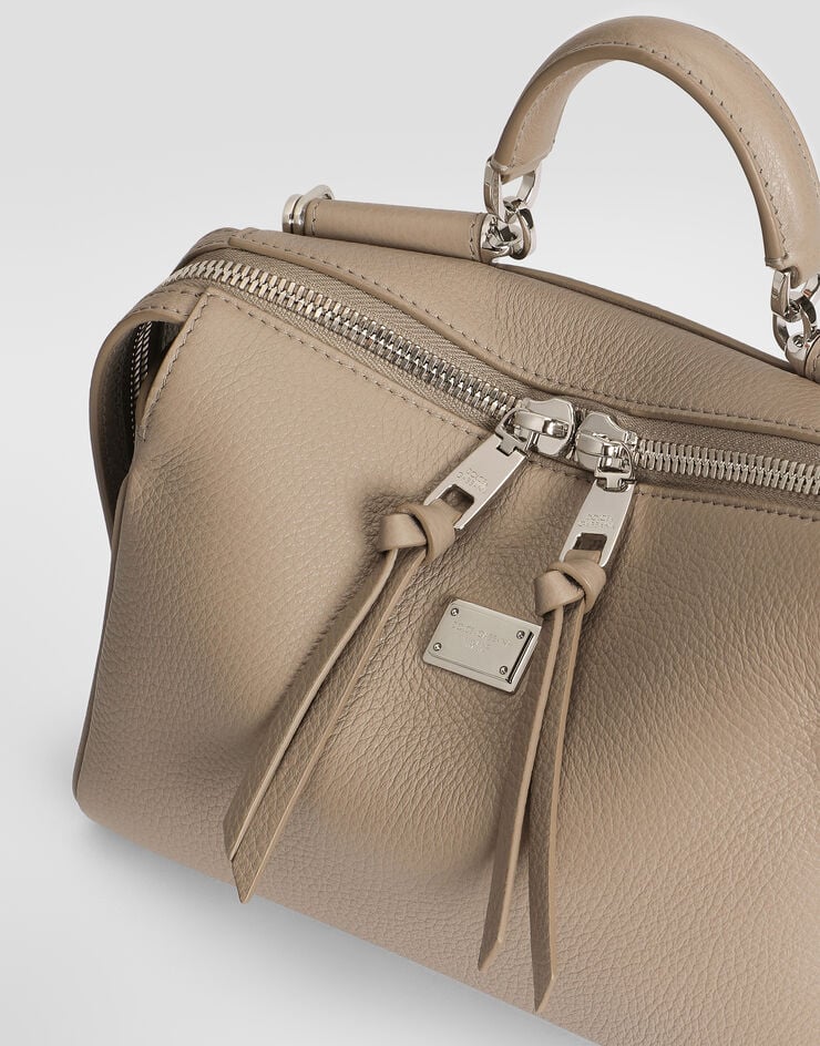 Dolce & Gabbana Vittoria handbag in calfskin Dolce & Gabbana Vittoria handbag in calfskin Beige BM7939A0370