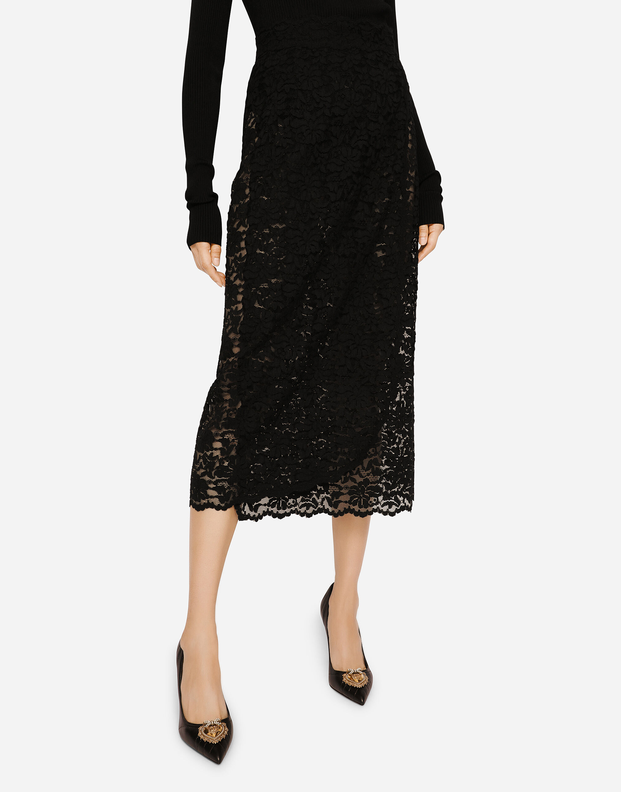 ブラックのウィメンズ GONNA | Dolce&Gabbana®