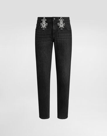 Dolce & Gabbana Denim trousers Multicolor GYJCCZG8OM7