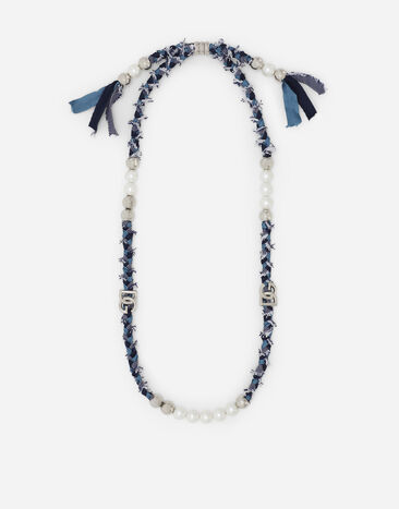 Dolce & Gabbana “Marina” interwoven necklace Black VG4416VP587