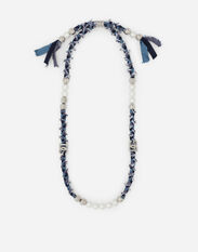 Dolce & Gabbana “Marina” interwoven necklace Blue WNQ1M1W1111