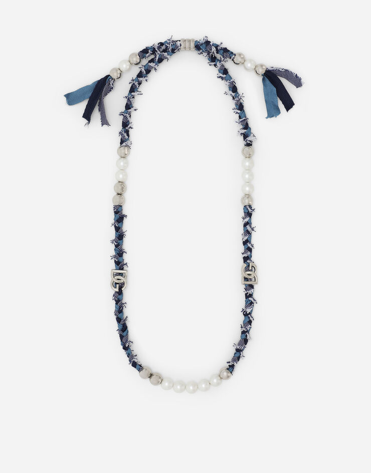 Dolce & Gabbana Collar trenzado «Marina» Blau WNQ1M1W1111