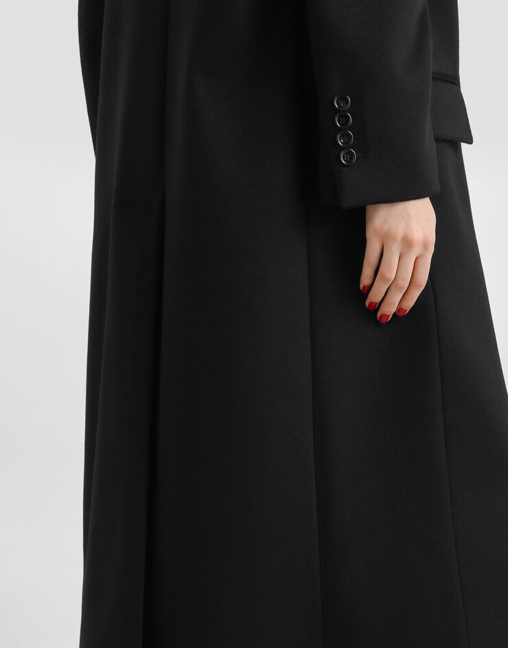 Dolce & Gabbana Manteau croisé en cachemire Dolce & Gabbana Manteau croisé en cachemire Noir F0W8UTHU2BX