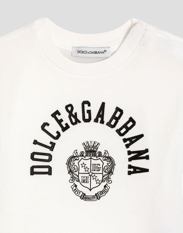 Dolce & Gabbana Jersey t-shirt with print Dolce & Gabbana Jersey t-shirt with print White L1JTEYG7PTO