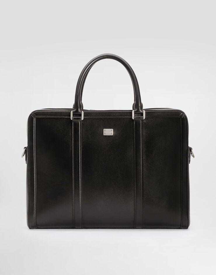 Dolce & Gabbana Maletín en piel de becerro Negro BM2321AV956