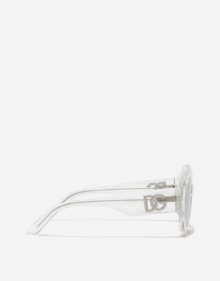 Dolce & Gabbana Sicilian StreetSunglasses White/glitter VG401JVP86G