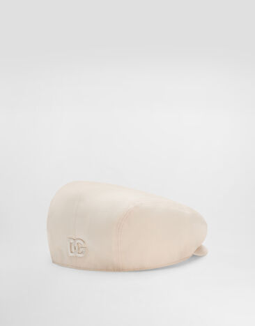 Dolce & Gabbana Cotton gabardine flat cap Beige GH587ZFUFNV