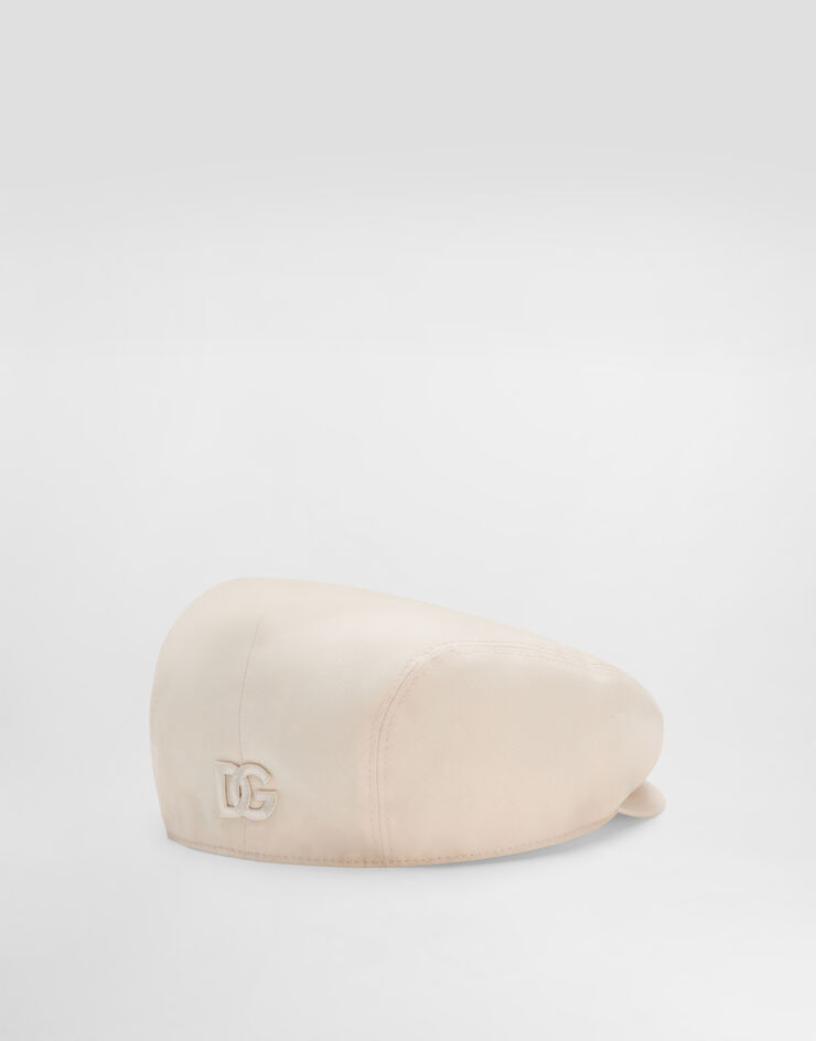 Dolce & Gabbana Cotton gabardine flat cap Beige GH587ZFUFNV