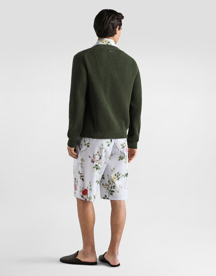 Dolce & Gabbana English rib knit cardigan  GXVAKTJGMKE
