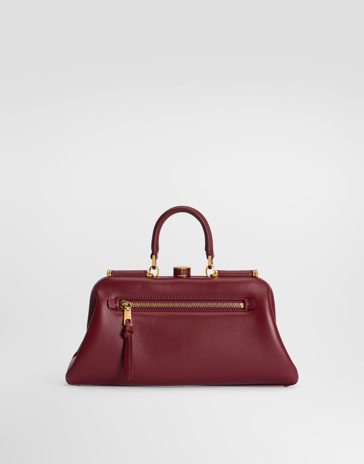 Dolce & Gabbana Handtasche Grandma medium aus plongé Nappa-Leder Dolce & Gabbana Handtasche Grandma medium aus plongé Nappa-Leder Burgunderrot BB7986BF984