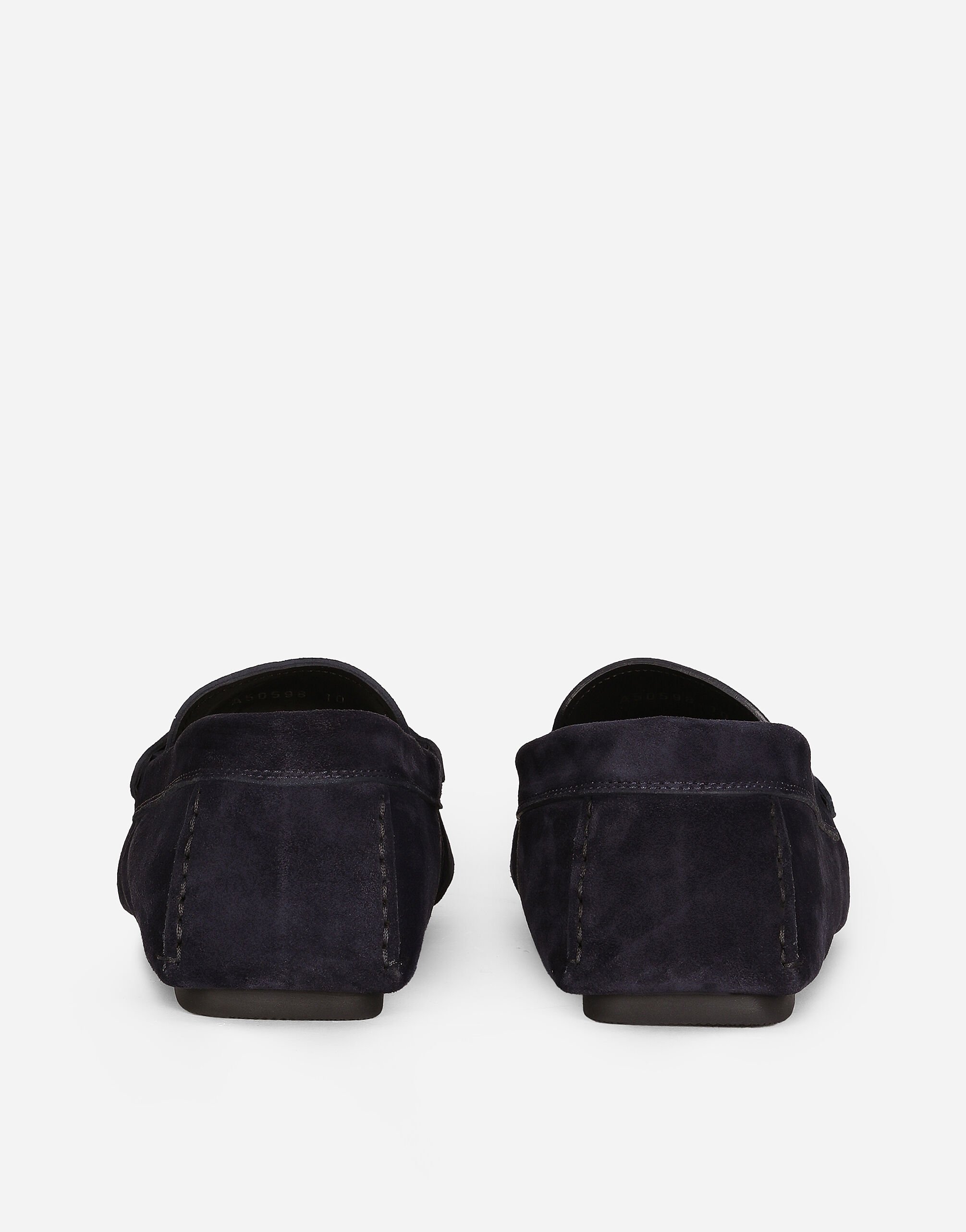 Suede driver shoes in Blue for Men | Dolce&Gabbana® US