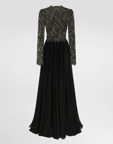 Dolce & Gabbana Lace dress Black F6TJPTGDD6Z