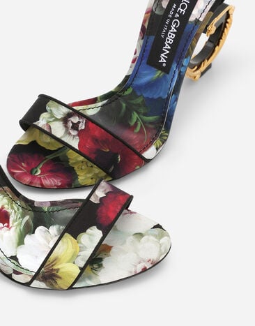 Dolce & Gabbana Charmeuse Baroque DG sandals Multicolor CR0739AR854