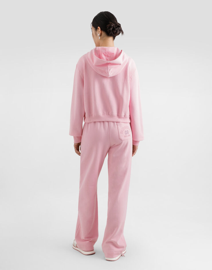 Dolce & Gabbana DGロゴエンブロイダリー ジャージー ジョギングパンツ ピンク FTC91ZGDCX6