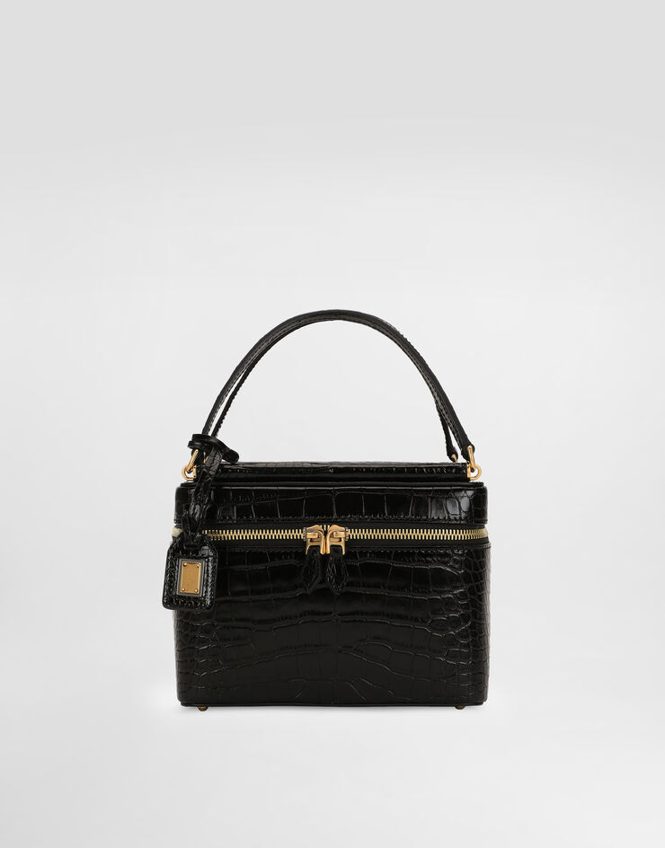 Dolce & Gabbana Sicily handbag in alligator leather Black BB7732B2EM0