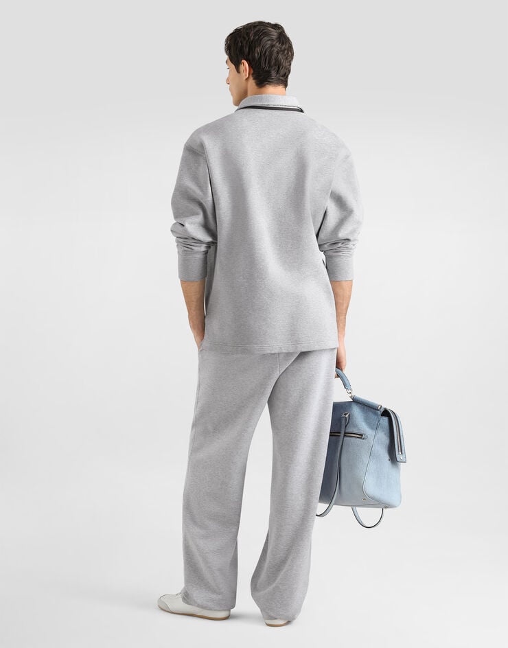 Dolce & Gabbana Melange fleece jogging trousers Grey GP24OTHU7W4
