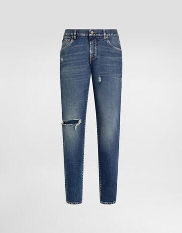 Dolce & Gabbana Vaqueros slim de algodón elástico Multicolor GY07CDG8NK4