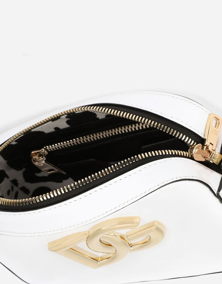 Dolce & Gabbana Calfskin crossbody 3.5 bag White BB7095AW576