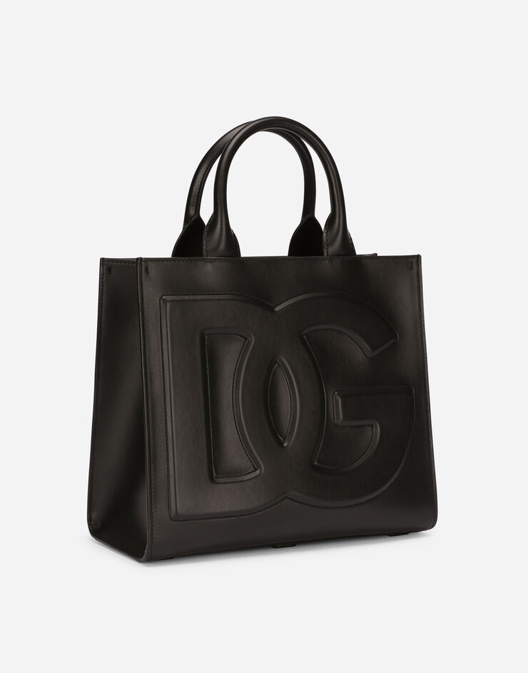 Dolce & Gabbana Small calfskin DG Daily shopper  черный BB7272AQ269