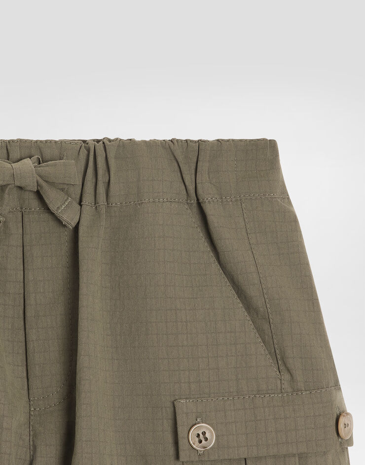 Dolce & Gabbana Ripstop bermuda shorts Dolce & Gabbana Ripstop bermuda shorts Green L14Q06HUMV9