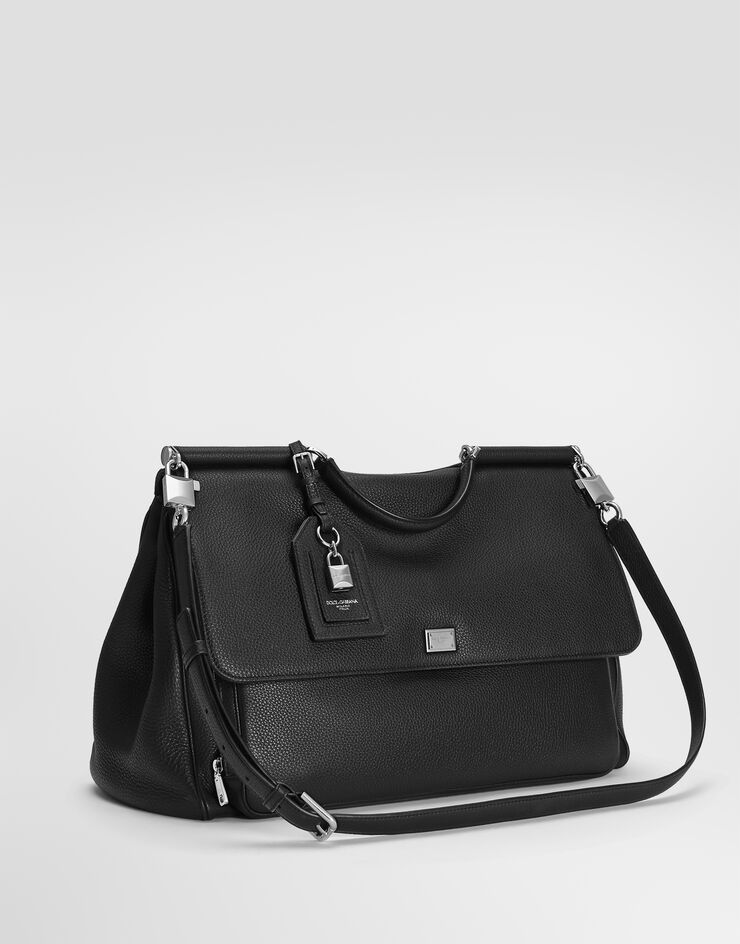 Dolce & Gabbana My Sicily calfskin handbag Dolce & Gabbana My Sicily calfskin handbag Black BM2757B0370