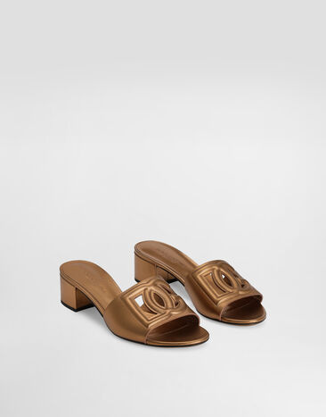 Dolce & Gabbana Mordoré nappa leather mule Bordeaux CR1755A5837