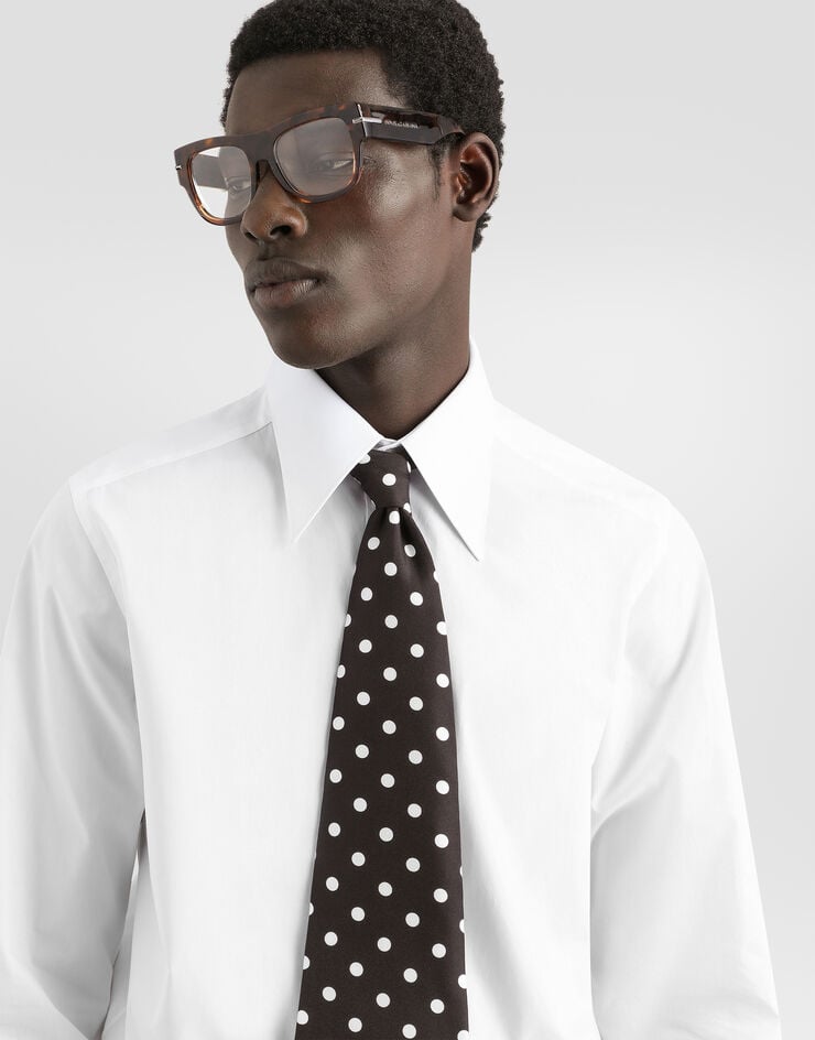 Dolce & Gabbana Gold poplin shirt Dolce & Gabbana Gold poplin shirt White G5NP9TGK523