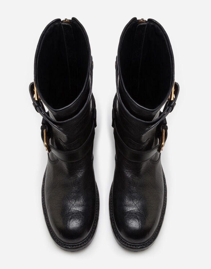 Dolce & Gabbana Botas biker de caballo Negro A70032AW352
