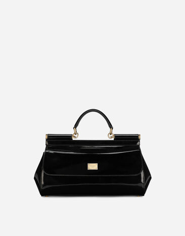 Dolce & Gabbana Удлиненная сумка Sicily с короткой ручкой черный BB7117A1037