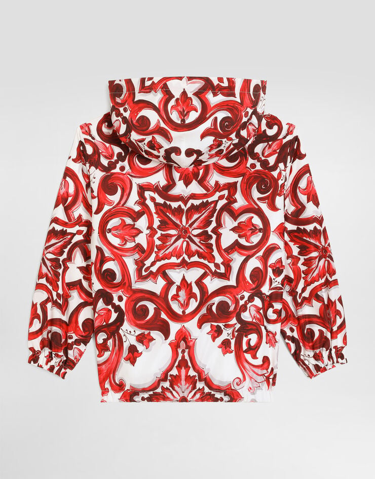 Dolce & Gabbana Majolica-print canvas windbreaker Dolce & Gabbana Majolica-print canvas windbreaker Multicolor L4JC38FIM8P