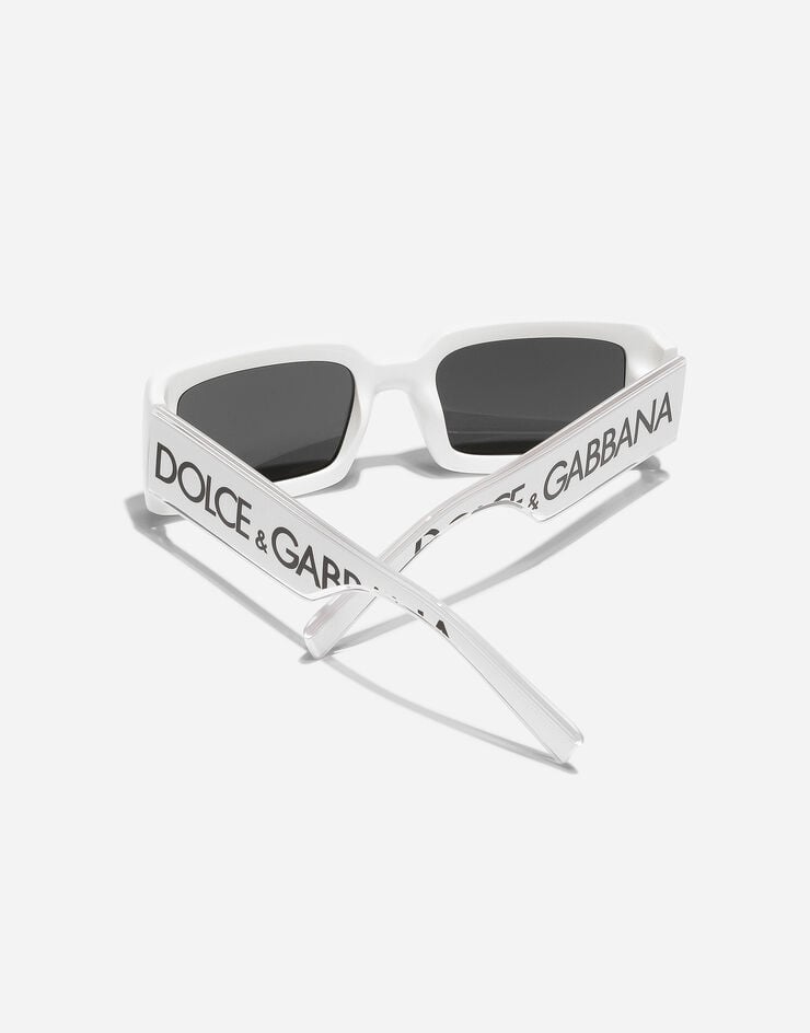 Dolce & Gabbana Sonnenbrille DG Elastic Weiss VG6187VN287