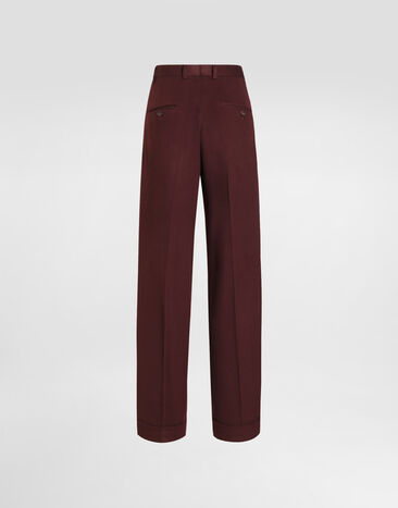 Dolce & Gabbana Pantaloni in cashmere Viola FTBMPTFU29R