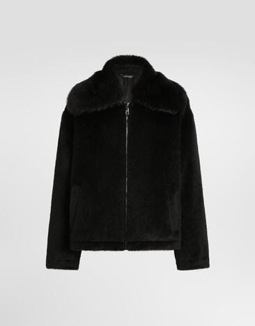 Dolce & Gabbana Alpaca padded jacket Dolce & Gabbana Alpaca padded jacket Black G054QZHU2BW