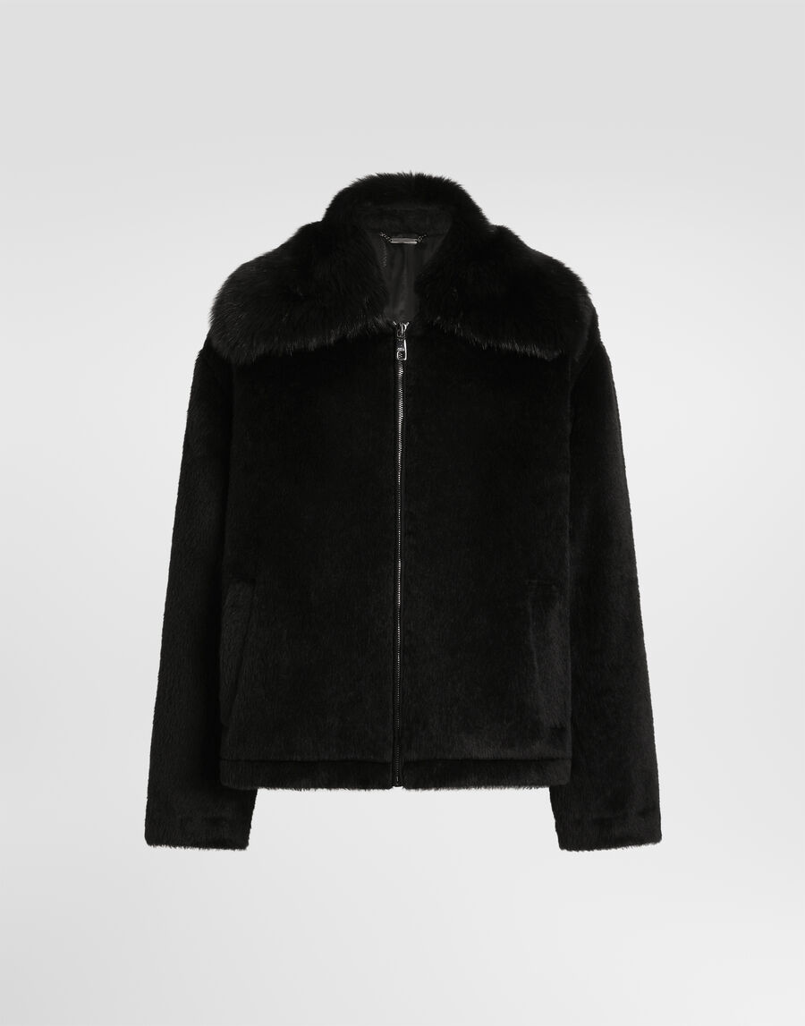 Alpaca padded jacket