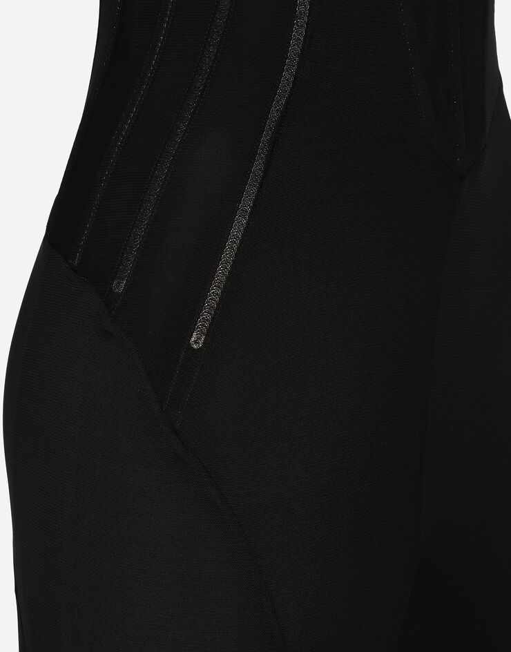 Dolce & Gabbana Vestido largo de tul Negro F6JGWTFLRDA