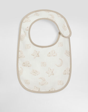 Dolce & Gabbana Star-print fabric bib White LN5H60G7O7H